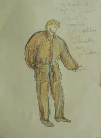 Figurín de Paco Conesa para «Medea»