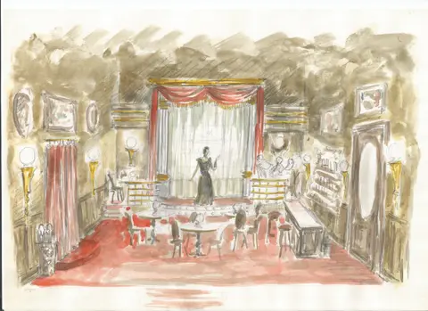 Escenografía de Paco Conesa para «Imperial: Café Cantante»