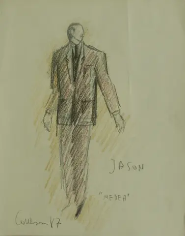 Figurín de Paco Conesa para «Medea», 1987