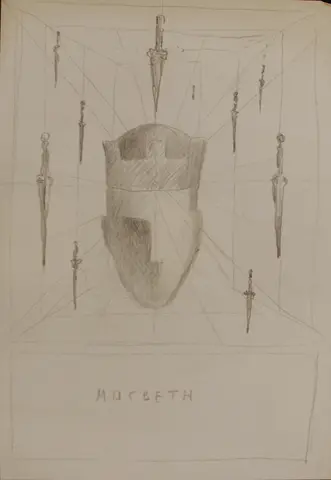 Cartel de Paco Conesa para «Macbeth»
