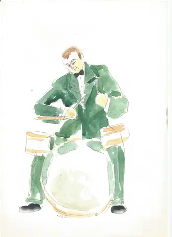 Figurín de Paco Conesa para «Imperial: Café Cantante»