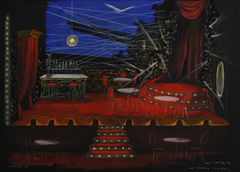 Escenografía de Paco Conesa para «Imperial: Café Cantante», 2005