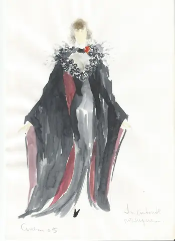 Figurín de Paco Conesa para «Imperial: Café Cantante», 2005